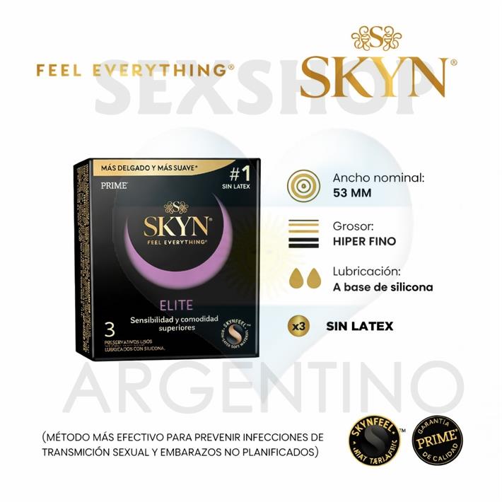 Preservativos Skyn Elite